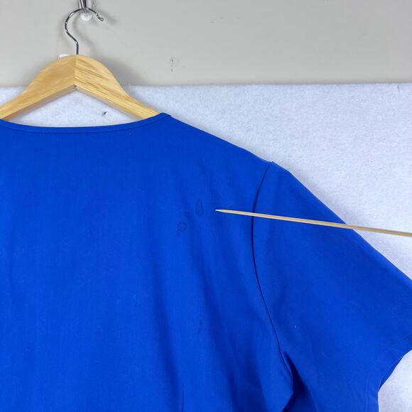 EUC Figs FW1100 WINNING BLUE Technical Collection Women's Casma Scrub Top XXL - Picture 11 of 11